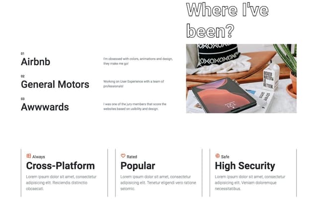 Nima HTML Template